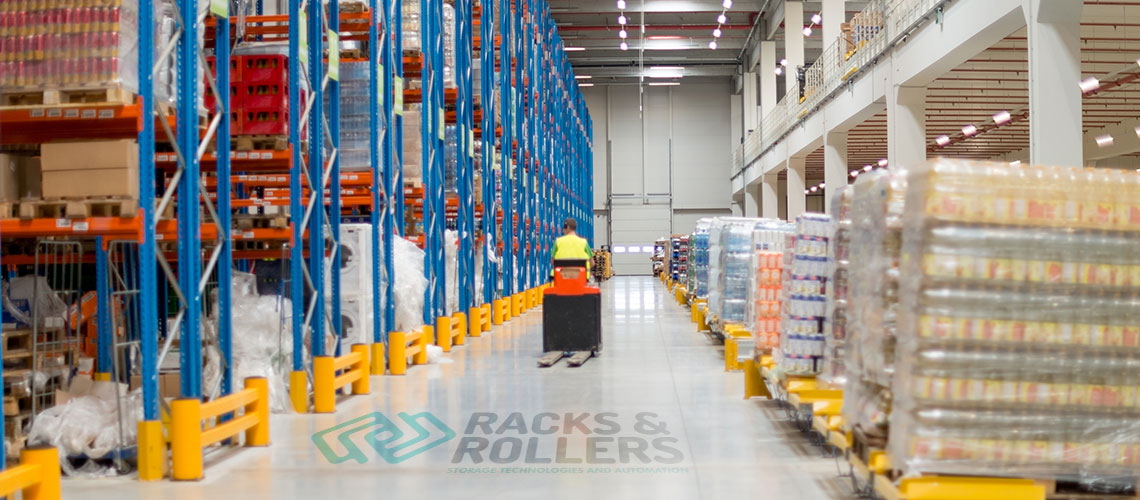 Why should one partner with a professional company for racking and shelving