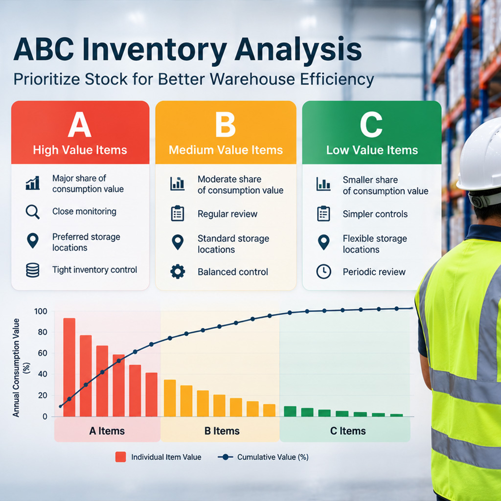 ABC Analysis in Warehouse Inventory Management: A Practical Guide