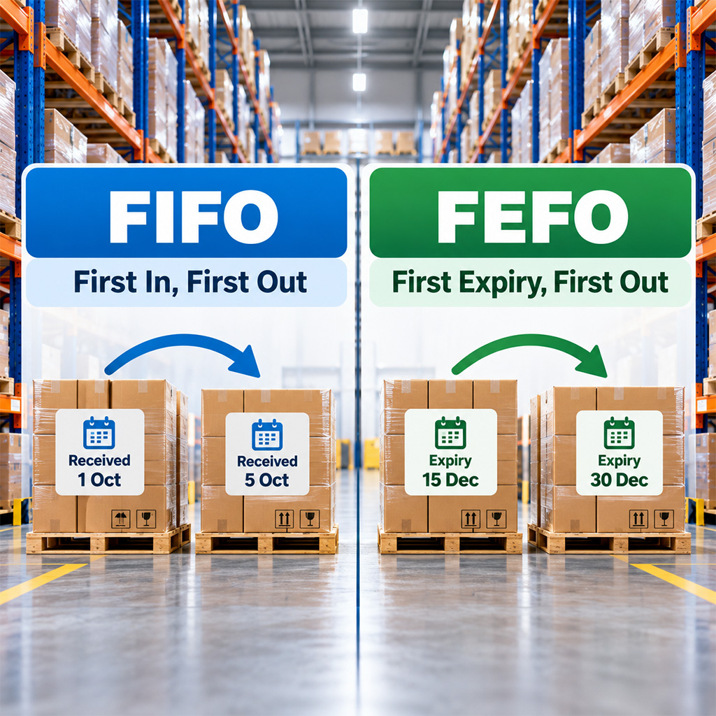 FIFO vs FEFO Inventory Management: Differences, Examples and Applications